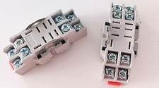 10 pcs lot 3TX7144-1E6 Siemens 300V, 10 AMP, Relay Socket,8 Pin DIN Rail Mount.