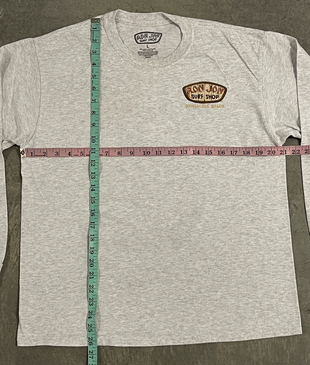 Sweat vintage Ron Jon Surf Shop M rouge Y2K longue plage île NJ