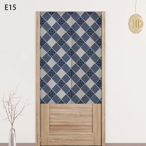 Japanese Style Door Curtain Screen Cotton Linen Noren Cherry Flower Room Divider - Bild 36 von 44