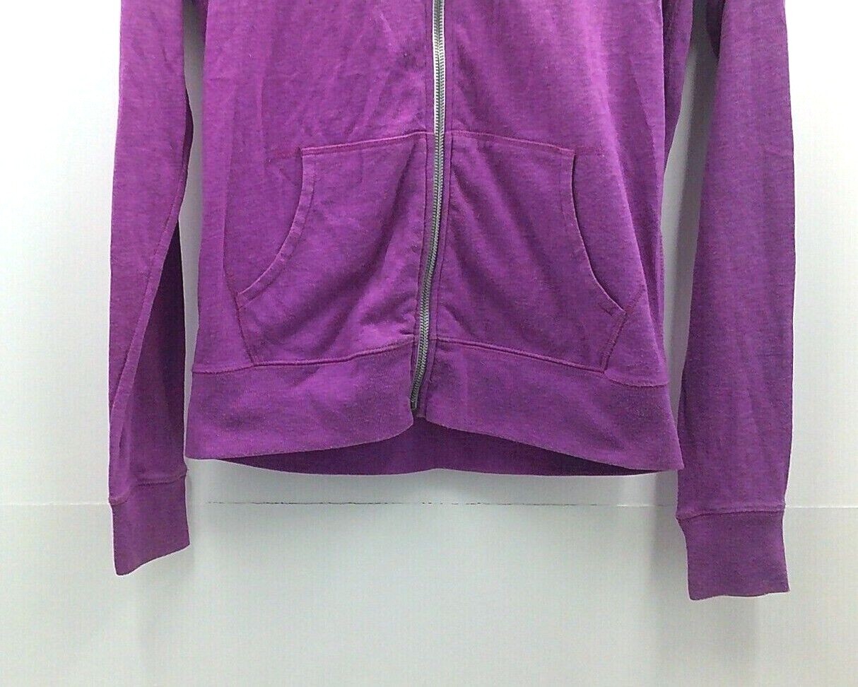 Jack Wills Womenu0026#039;s Purple Hoodie Size 8 Pockets Drawstring Long  Sleeved Full Zip | eBay