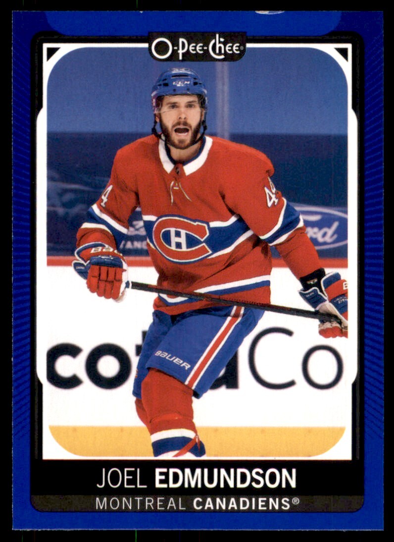 2021-22 O-Pee-Chee Blue Border Joel Edmundson #371