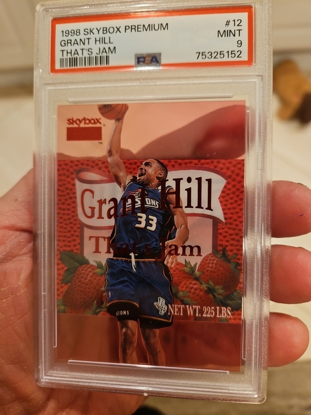 1998 Skybox Premium That's Jam Grant Hill Psa 9