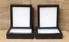 Chipboard Display Case: 5 x 6 x 1 1/4" Riker Type - Package of 4