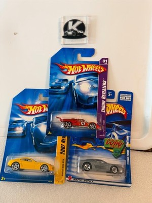 Hot Wheels Ferrari 512M Red - Ferrari 599 GTB Yellow - Ferrari