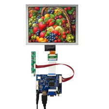 8" 1024X768 WLED LVDS LCD Screen and H/D VGA AV LCD Controller Board