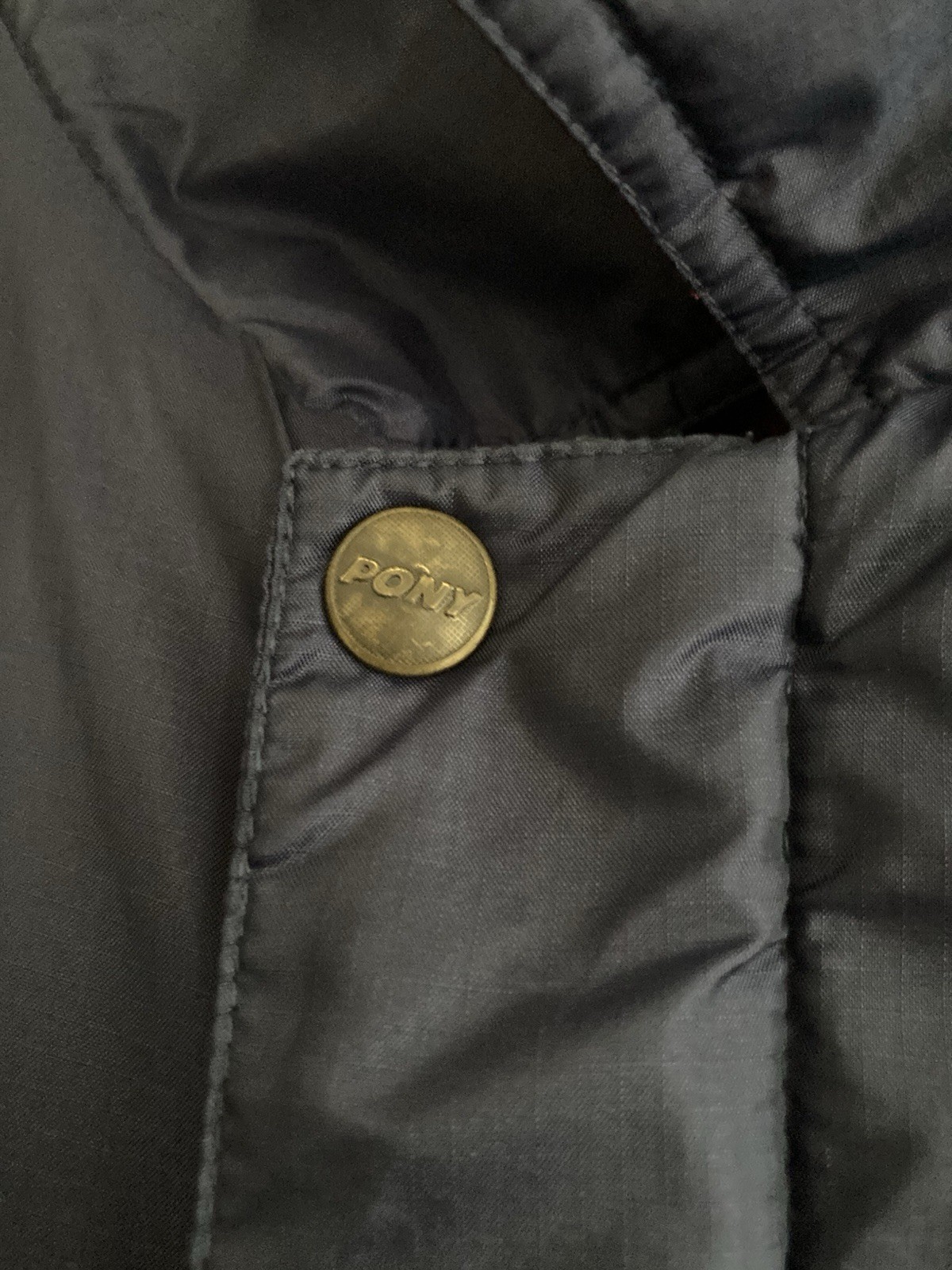 Cappotto vintage West Ham United PONY anni 90 taglia L raro retro martello giacca