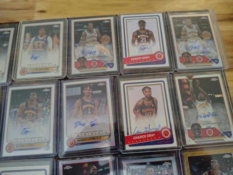 Bowman McDonald's 2022 23 24 Todos los Autos Lote de 25 Coches College All Star Game Foto 3 de 4