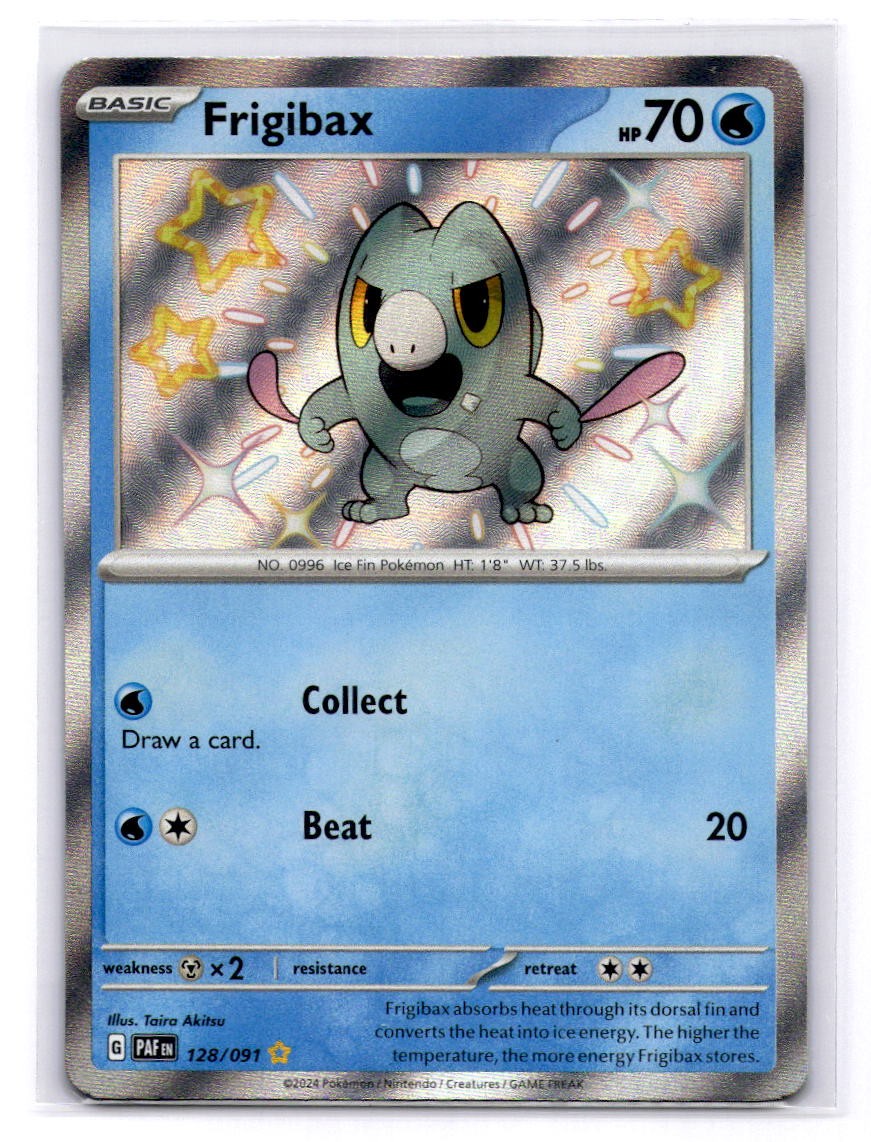 Frigibax - Shiny Rare SV: Paldean Fates 128/091 LP-NM