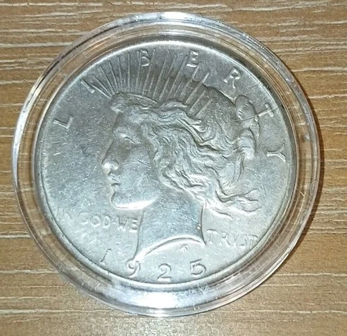 1925 Philadelphia Liberty Peace Dollar  V. fine to AU.  Excellent #9