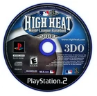High Heat Major League Baseball 2003 (PS2, 2002) TESTED Resurfaced NO TRACKING