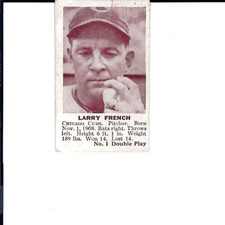 Larry French 1941 Double Play HAND CUT only 1 panel