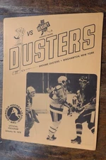 1977-78 Binghamton Dusters v Hershey Bears AHL Hockey Program!  Bx3 Ends on 30th