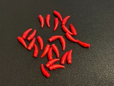 LEGO 53451 Zahn Kralle Zähne Klaue Hörner Horn Tier Stoßzahn 25 Stück rot