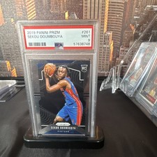 Panini Prizm 2019-20 Sekou Doumbouya Rookie RC #261 PSA 9 Pistons