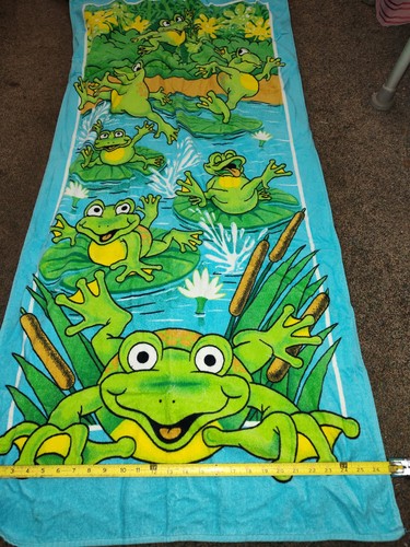 FROG POND BEACH BATH TOWEL HILASAL 27" X 54" free shipping