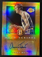 2015-16 Panini Gold Standard Gold Scripts Jerry West #SC-JW automático/35