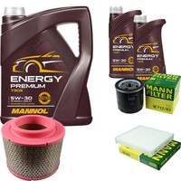 Inspektionspaket 7L Mannol Energy Premium 5W-30 FüR Toyota Hilux VII Pick-Up