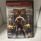 God of War II (Sony PlayStation 2, 2007) CIB— 2 DISC SET (TESTED AND WORKING)
