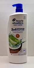 head & shoulders 2-in-1 Advanced Scalp Care with Aloe, Coconut Water, 40 oz