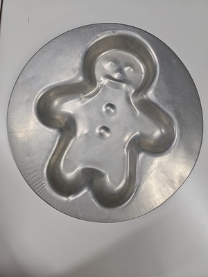 Vintage Ginger Bread Man Aluminum Cake Pan
