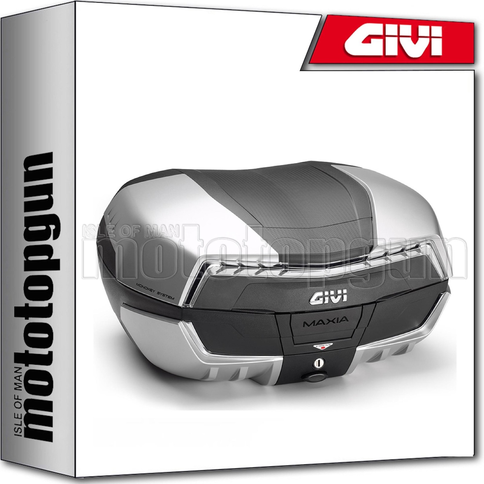 BAULETTO MONOKEY MAXIA 5 ARGENTO TECH 58 LT GIVI HONDA CB 500 F 2023 23