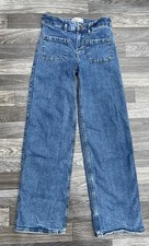 Abercrombie Girls High Rise Wide Leg Jeans Me...