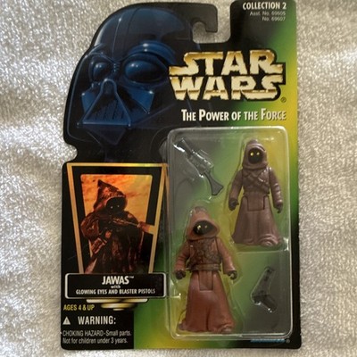 Kenner Star Wars Power of the Force Jawas Glow-in-the-Dark Eyes IV 1996