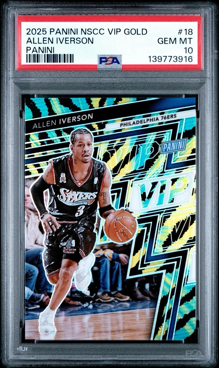 Panini Allen Iverson Basketball Sports Trading Cards & Accessories