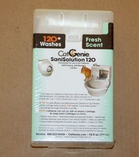 CatGenie Litter Box SaniSolution 120 Cartridge Fresh Scent - Priority Shipping 