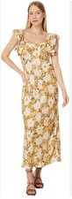 Madewell Angelina Chamomile Tea Floral Maxi Sundress Size 6 $148 NWT 💚