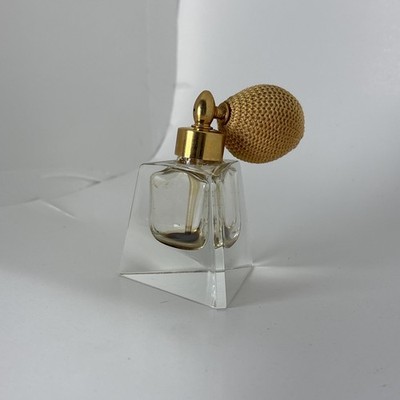 Vintage Clear Glass Perfume Mister Bottle, Art Deco Chic for Mom Bride Sister