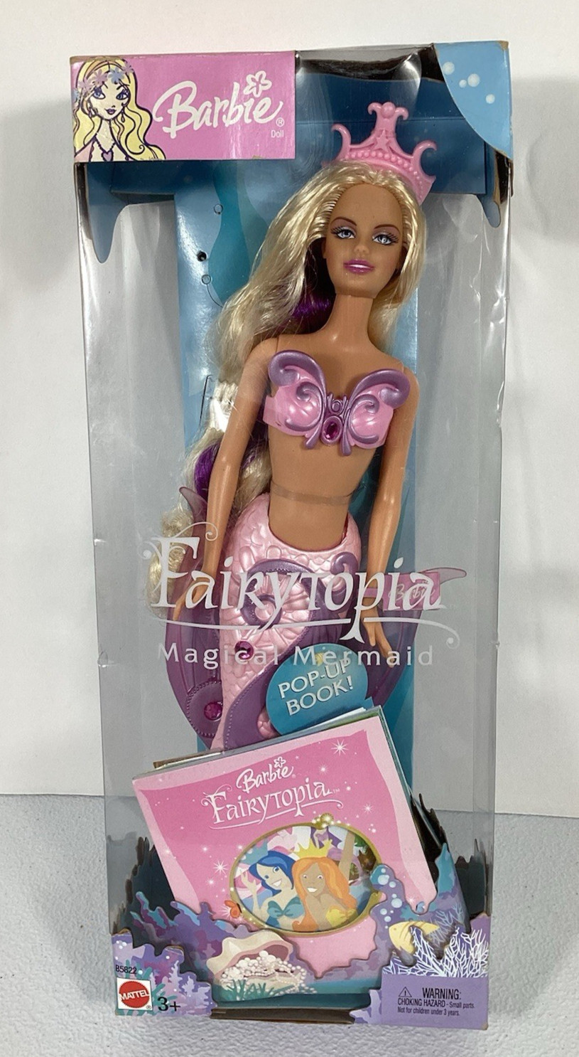 Barbie Fairytopia Magical Mermaid Doll 2003 Mattel B5822 READ