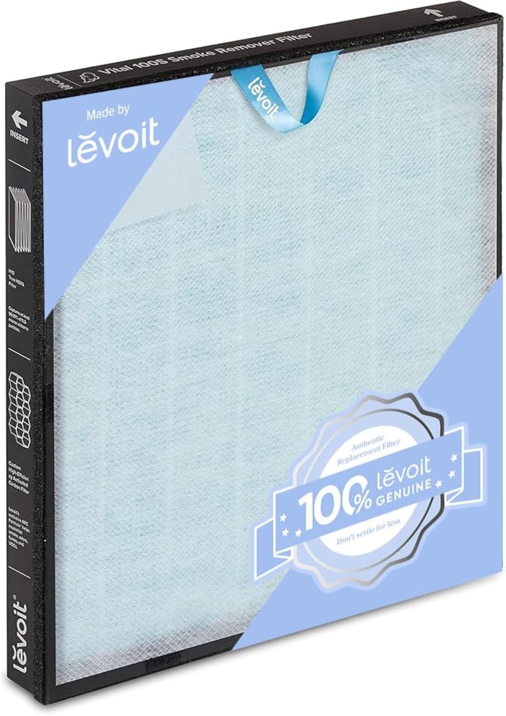 LEVOIT Vital 100S - Purificatore d'aria di ricambio, filtro HEPA 3 in 1 a (q9q)