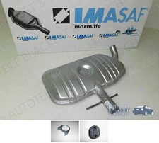 IMASAF Auspuff Mitteltopf+Anbauteile für VW Corrado 1.8 16V / 2.0 16V 1991-1995