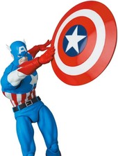 Marvel Comics Mafex  217 Captain America Comic Ver. Figure Medicom USED JC