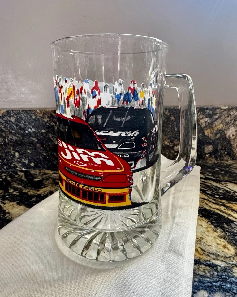 Taza de cerveza promocional Slim Jim NASCAR 1997 Monte Carlo Stein Foto 2 de 4