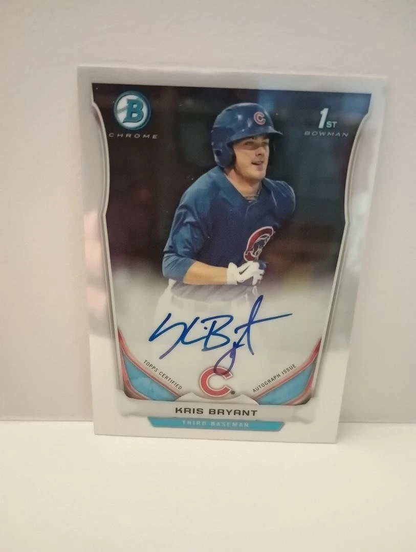 Kris Bryant Autographed Baseball Sports Trading Cards Kris Bryant Autographed Baseball Sports Trading Cards