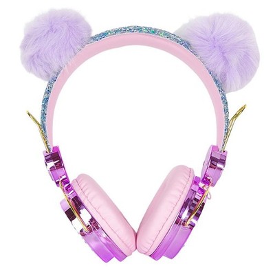Anime Cartoon Glitter Fluffy Bear Kinderhelm Für Mädchen Geschenk