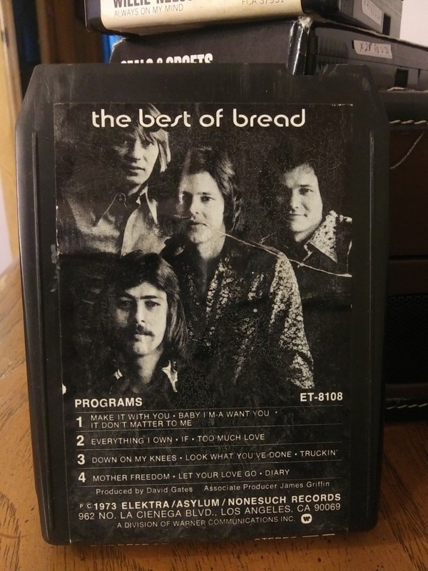 Bread "The Best of Bread" 8 track tape REBUILT