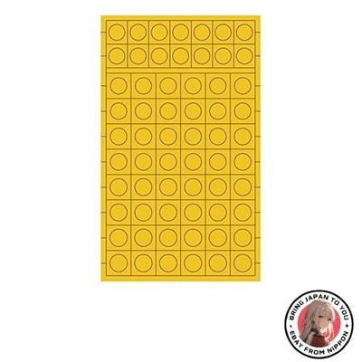 Neue HiQ Parts kreisförmige Abdeckaufkleber 4L 9,0-9,8 mm 1 Blatt Kunststoffm...