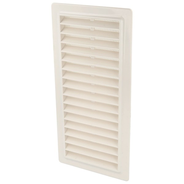 Amig LüFtungsgitter 200X120Mm Weiß Kunststoff Mit Moskitonetz FüR KüChe & Bad-image