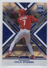 2016 Panini Elite Extra Edition Aspirations Blue 39/75 Cole Stobbe #86 1u6
