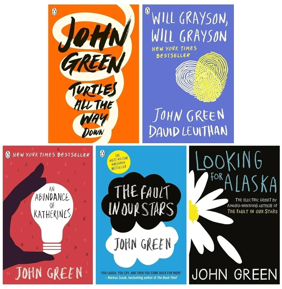 John Green 5 Books Collection Set An Abundance of Katherines,Fault in Our Stars