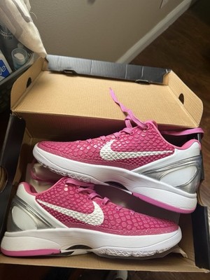 Nike Zoom Kobe 6 Protro Think Pink Pinkfire/White Metallic Silver Men s