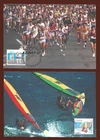 1990 AUSTRALIA " SPORT SERIES 11 " ~ SET OF 5 MAXI CARDS ~