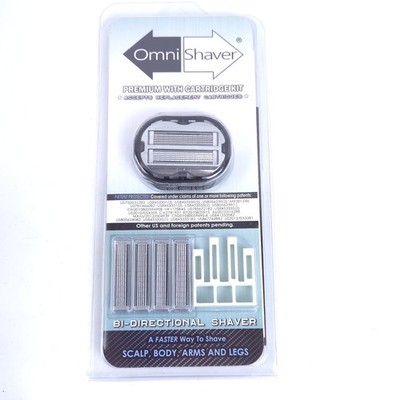 All New Premium Omnishaver & Cartridge Kit Omni Shaver Razor The Best Blades