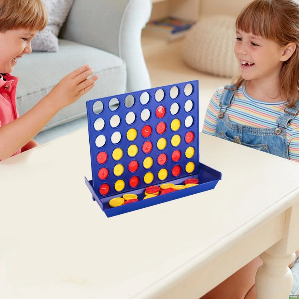 Connect Four In A Row 4 In A Line Board Game Kids Educational Toy Family - Image 4 of 4