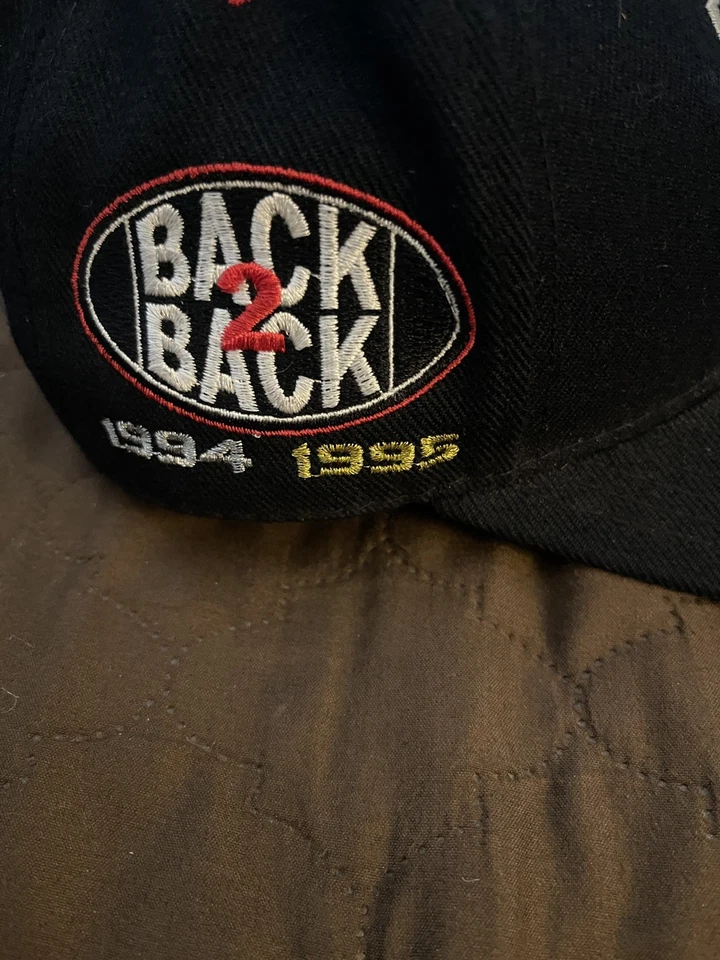 VTG Nebraska Cornhuskers Hat Cap ‘94 ‘95 National Champions Wool Blend Sz 7 1/8 - Image 2 of 4