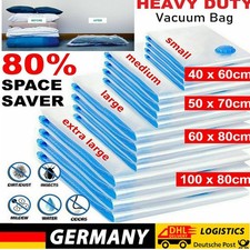 12 x Vakuumbeutel f&uuml;r Kleidung Vakuum Aufbewahrung Vakuumierbeutel Vacuum Bags