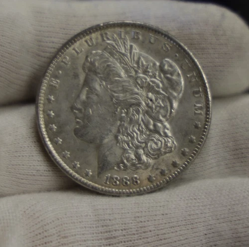 1888 US Morgan Silver Dollar $1 AU